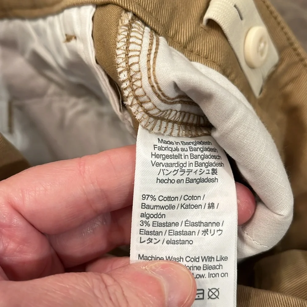 J. Crew Camel Girls' chino pant/NWT/12